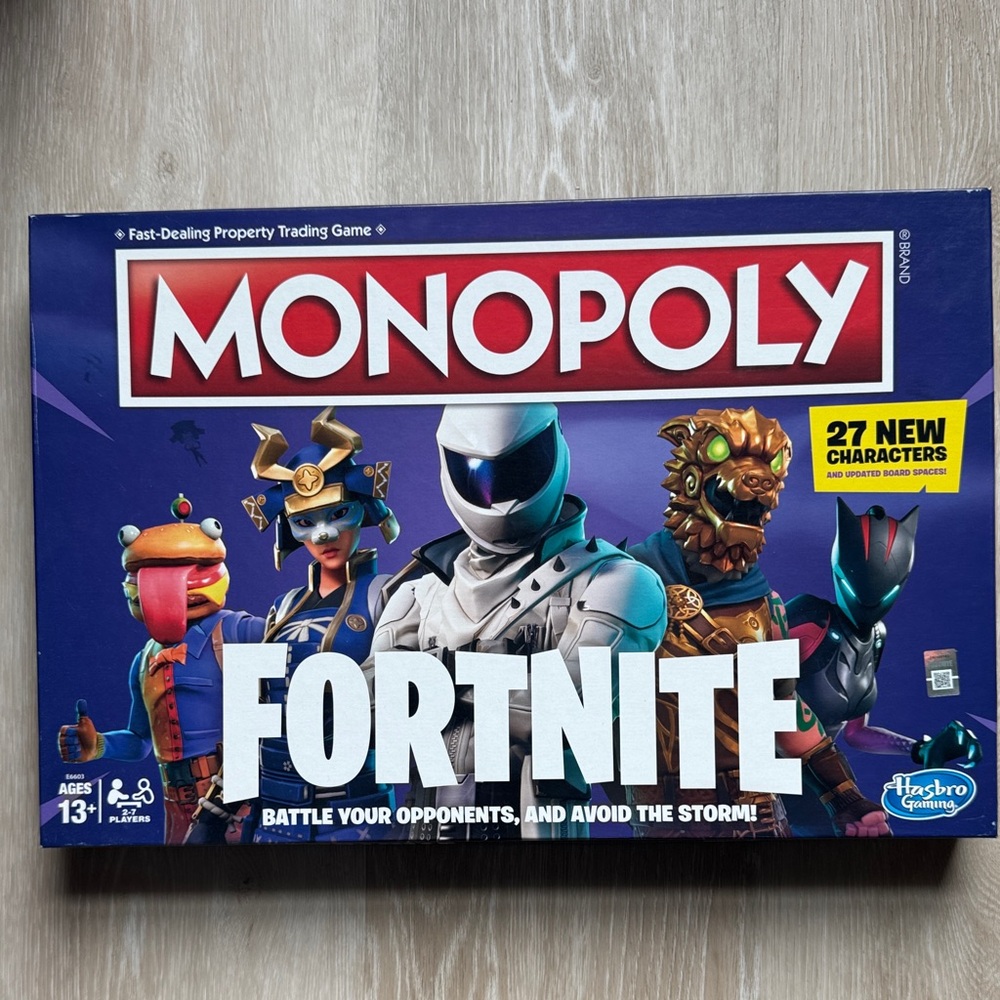 Hasbro Monopoly Fortnite Edition with Colorful Characters